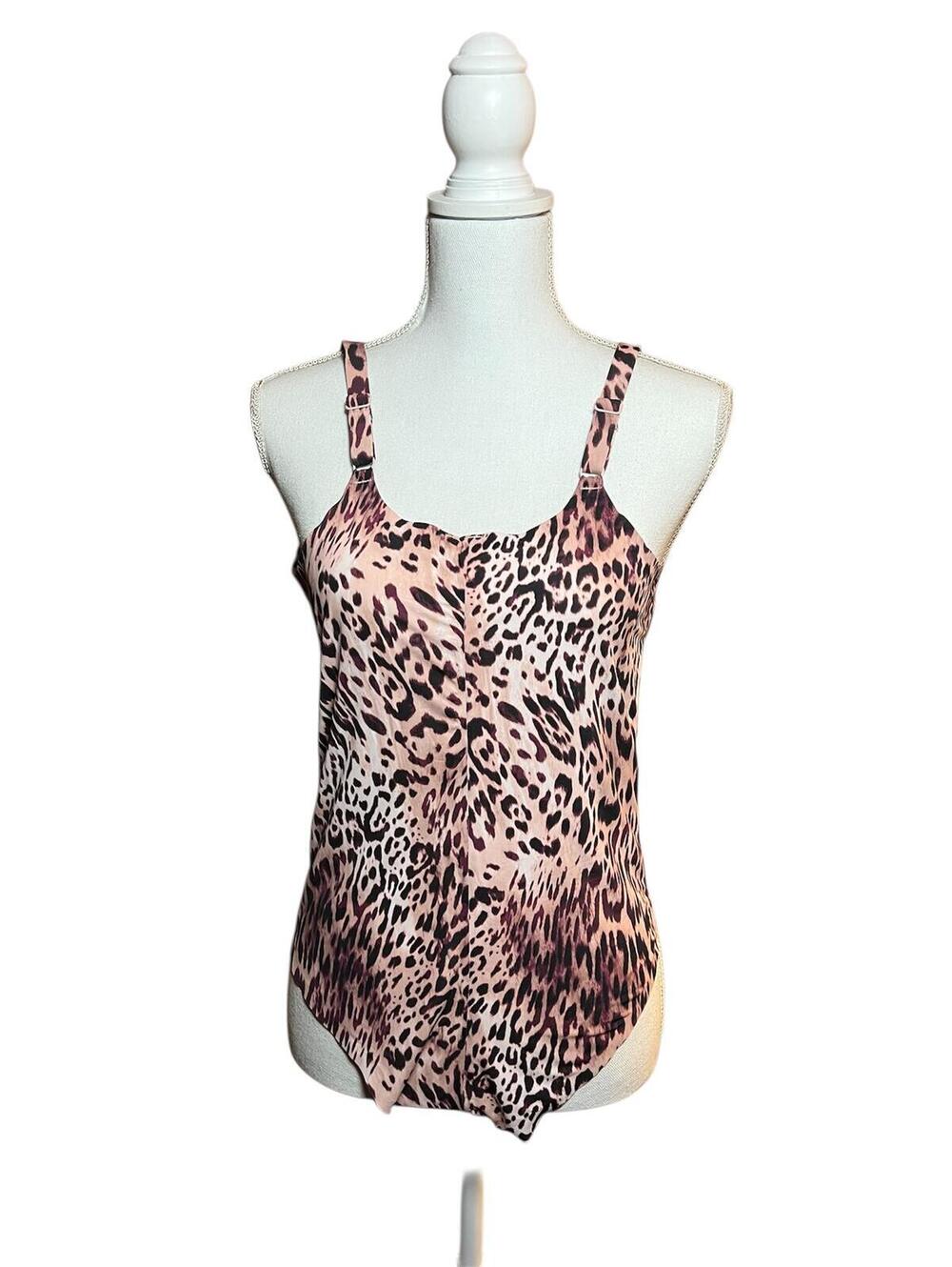 YITTY by Lizzo Major Label Smoothing Bodysuit Leopard Print 2X Plus Size